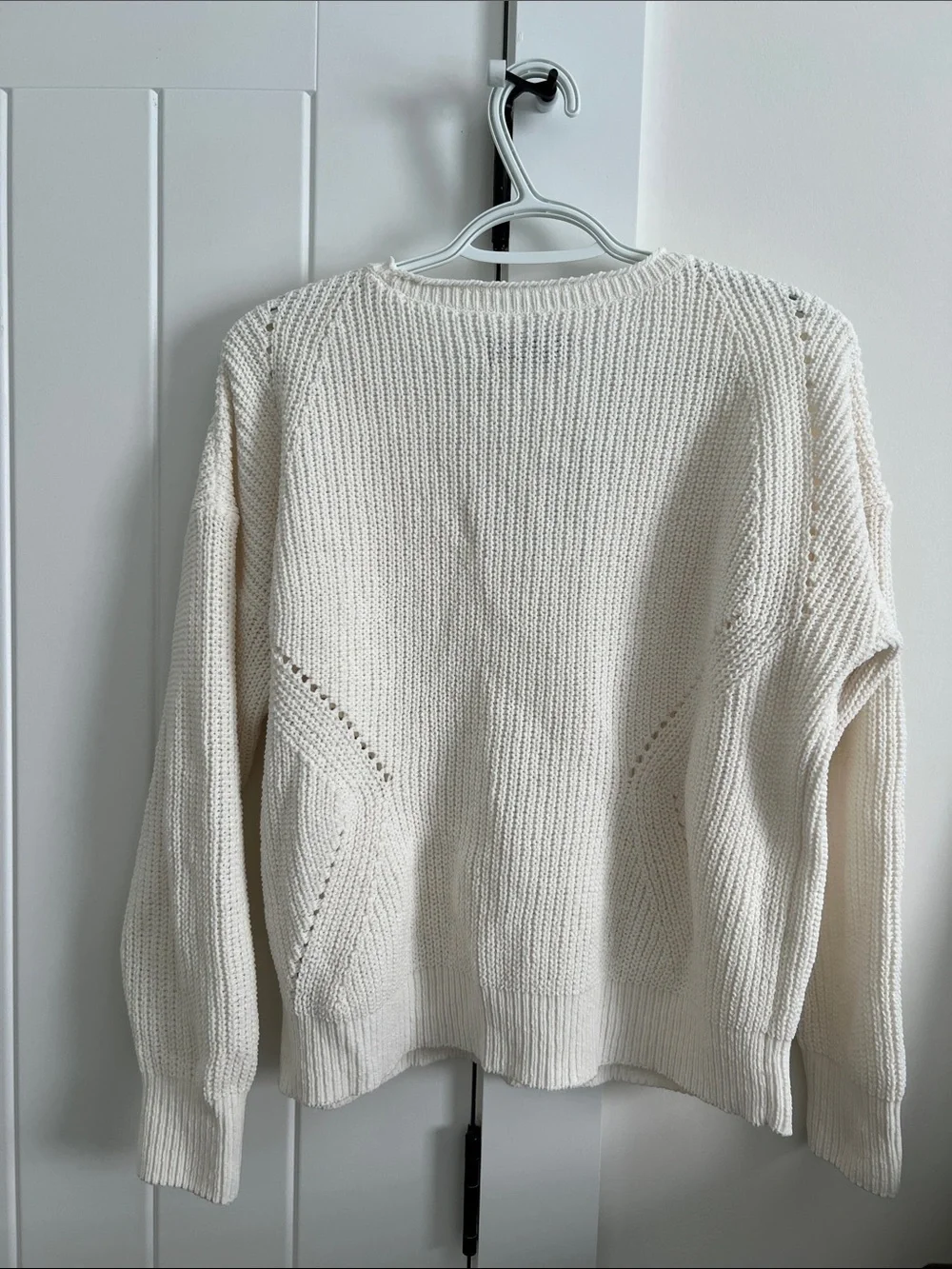 Abercrombie & Fitch Cream/white soft collection Knit Sweater